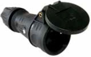 Prizë gome e lëvizshme 10 / 16A 2P + Z 230V IP44 TOP TAURUS (25622-SS)
