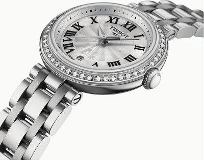 Orë dore për femra Tissot Bellissima Small Lady, e argjendtë