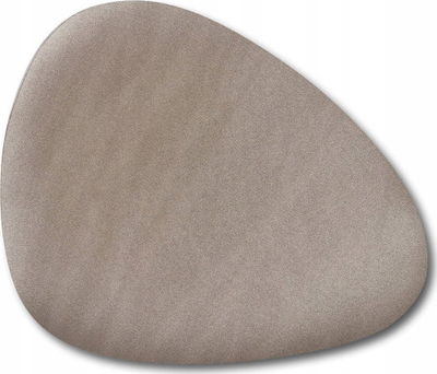 Naplajë tavoline Zeller Placemat, lëkurë sintetike, 34 x 42 cm, taupe metalik