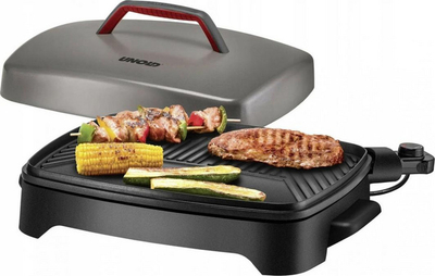 Grill Elektrik Unold 58580, 35x40 cm, i argjendtë 