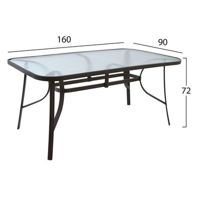 Set Tavolinë 7 pjesë HM10571.02 160×90 cm, kaftë