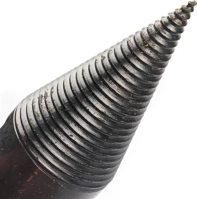 Spiralë druri NZ19, konike, për çarje druri, çelik karboni