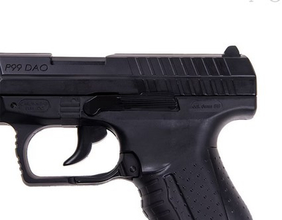 Pistoletë airsoft Walther P99 DAO GBB CO2, gjysmë automatike, e zezë