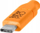 Kabllo TetherTools TetherPro USB C në USB C Dual Right Angle, 4.6m, portat me kënd të djathtë, portokalli