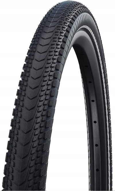 Gomë biçiklete Schwalbe Marathon Almotion Evo V-Guard 29x2.15, palosme, e zezë