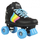 Patina me rrota Rookie Forever V2 Disco Roller, retro, e zezë me shumëngjyrëshe
