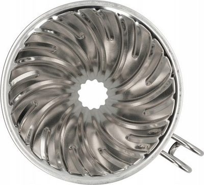 Dripper kafeje Hario V60 Outdoor Metal 02, madhësia 02, metal, ngjyrë argjendi