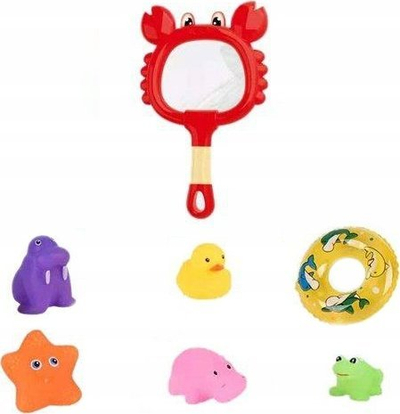 Set lodrash peshkimi Ciuciubabka 0628, 11 elemente, me rrjetë