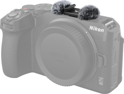 Mikrofon SmallRig 3858 për Nikon Z30, stereo, montim cold shoe, i zi