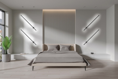 Applik murale LED Activejet AJE HILTON, 9W, 450lm, e zezë