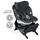Ulëse auto BeSafe iZi Turn M i-Size, rrotulluese 360°, ISOFIX, gri e errët