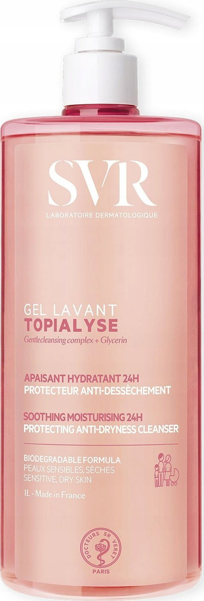 Xhel larës hidratues për trup SVR Topialyse, 24 orë, 1L