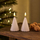Set dekor bredhi Sirius Laura Tree, 2 copë, LED, i bardhë