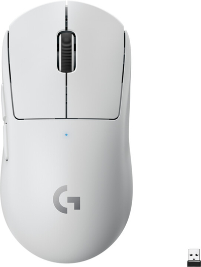 Maus Logitech G Pro X Superlight, i bardhë