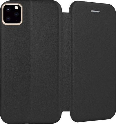 Këllëf libri me portofol për iPhone 13, 6.1", i zi
