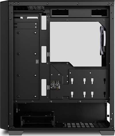Kasë Sharkoon VS8 RGB, e zezë, Midi Tower