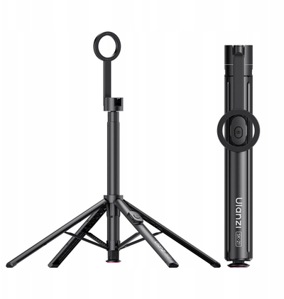 Tripod selfie Ulanzi SK21, 180 cm, MagSafe me telekomandë Bluetooth, i zi
