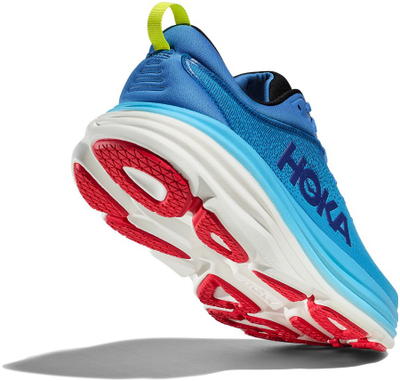 Atlete vrapimi Hoka Bondi 8 për meshkuj, tekstil, blu e ndezur