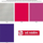 Set boje për xham e porcelan Royal Talens Art Creation, 4 x 30 ml, opake, rozë, argjend, fuchsia, vjollcë