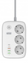 Shirit kontakti Newell Power Office WiFi, 3 furça 230V, 4 porta USB PD 30W QC 3.0, i bardhë