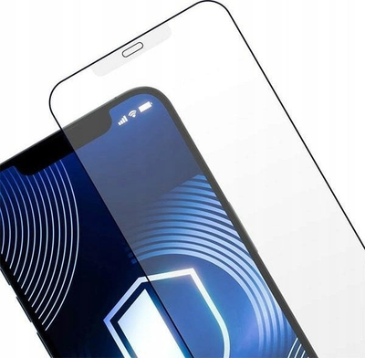 Xham mbrojtës 3MK HardGlass Matt Max për telefon, i zi