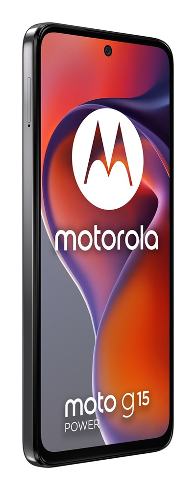 Телефон Motorola Moto G15 Power, 6.72\", 8GB 512GB, сив