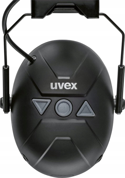 Mbrojtëse veshi Uvex aXess One 2640001, 31dB, Bluetooth, IP54, të zeza