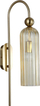 Llambë muri Piega Light Prestige, xham amber, bazë E14 40W, ngjyrë ari