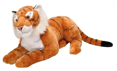 Lodër pellushi Wild Republic Cuddlekins Jumbo Tiger, 76 cm, tigër i madh, portokalli