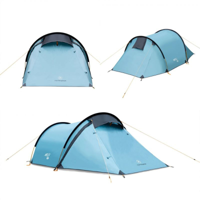 Çadër kampingu Nils Camp NC6003 North Peak, për 2 veta, me dy shtresa, blu