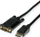 Kabllo video Roline 11.04.5971, DisplayPort në VGA, 1.5m, i zi