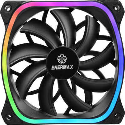 Ftohës Enermax SquA RGB, 120 mm, i zi
