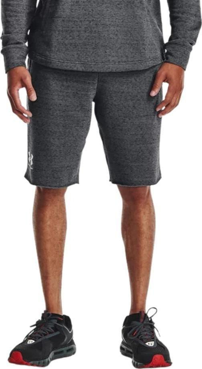 Pantallona të shkurtra sportive Under Armour Rival Terry, për burra, gri