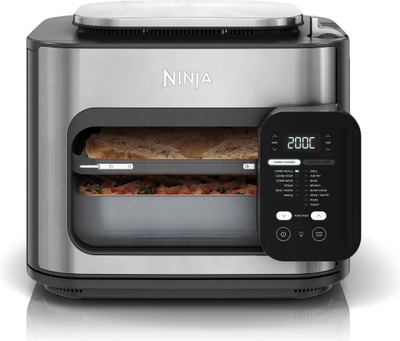 Furrë dhe air fryer Ninja Combi SFP700EU, 12 programe, kompakte, argjend