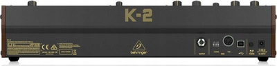 Sintetizues analog Behringer K-2, semi-modular, USB MIDI, i zi