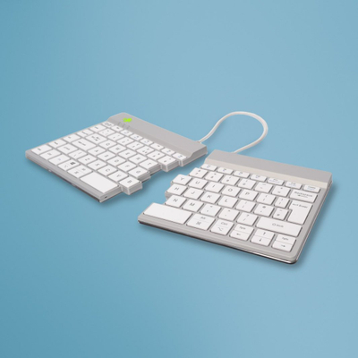Tastierë R-GO Tools, wireless, UK, e bardhë
