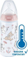 Шише NUK First Choice+ Bambi, 300 ml, показувач на температура, 6–18 месеци
