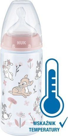 Шише NUK First Choice+ Bambi, 300 ml, показувач на температура, 6–18 месеци