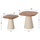 Set 2 tavolina për kafe Golfer (HM9924), krem