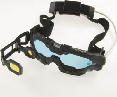 Syze loje SpyX Night Mission, me dritë LED, për me pa natën, jeshile