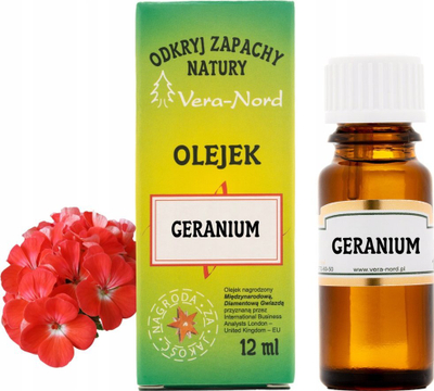 Vaj esencial Vera Nord Geranium, natyral, 10ml