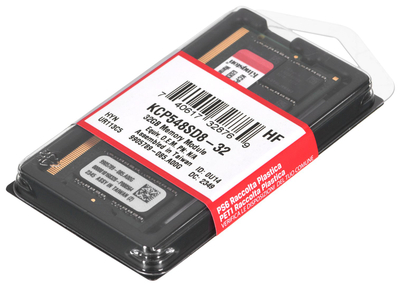 Memorie RAM Kingston KCP, 32GB, DDR5, 4800MHz, e zezë