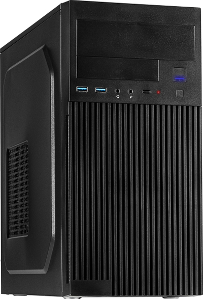 Kuti kompjuterike Inter-Tech Micro IT-6521 Straight, MIDI, mini tower, e zezë