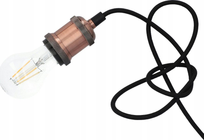 Llambë varëse dekorative Atmosphera Bulb, Ø5 x 7 cm, bazë E27, ngjyrë argjendi
