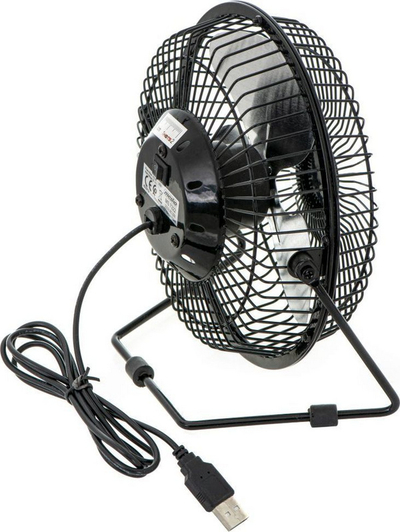 Тересен вентилатор Mesko MS 7322, УСБ, 15cm, црн