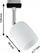 Spot URail Paulmann Blossom, G9 10W, xham satiné, i zi