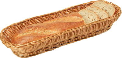 Shportë për bagetë Kesper 17848, 16.54" x 5.31" x 2.76", kafe