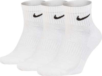 Çorape Nike Everyday Cushion, nr. 47 - 50, 3 palë, të bardha