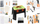 Set veglash universale ISMA 515002, 1500 pjesë, kuti-stol plastike, gri