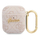 Mbrojtëse Guess GUA24GSMP për AirPods 1/2, 4G Script Metal, rozë